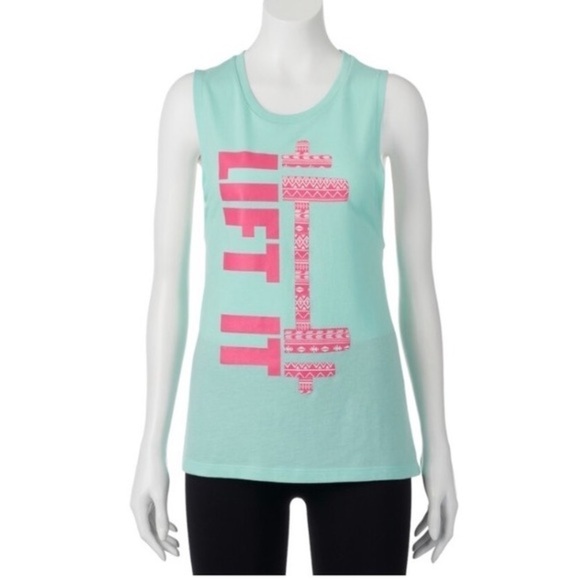 Chin-Up Apparel Lift It Racerback Muscle Tank - Picture 1 of 5